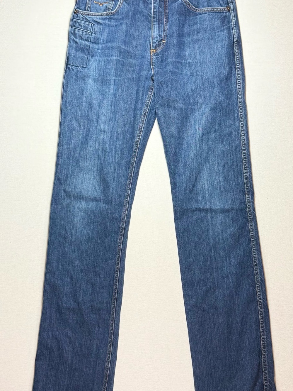 Kimes Ranch Men's Straight-Leg Jeans in Blue Denim